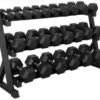 Rack de mancuernas de 3 niveles